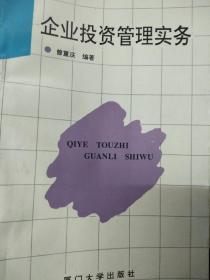 企业投资管理实务 从战略到落地的全流程精要
